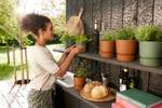 greenville round 14cm blad groen
